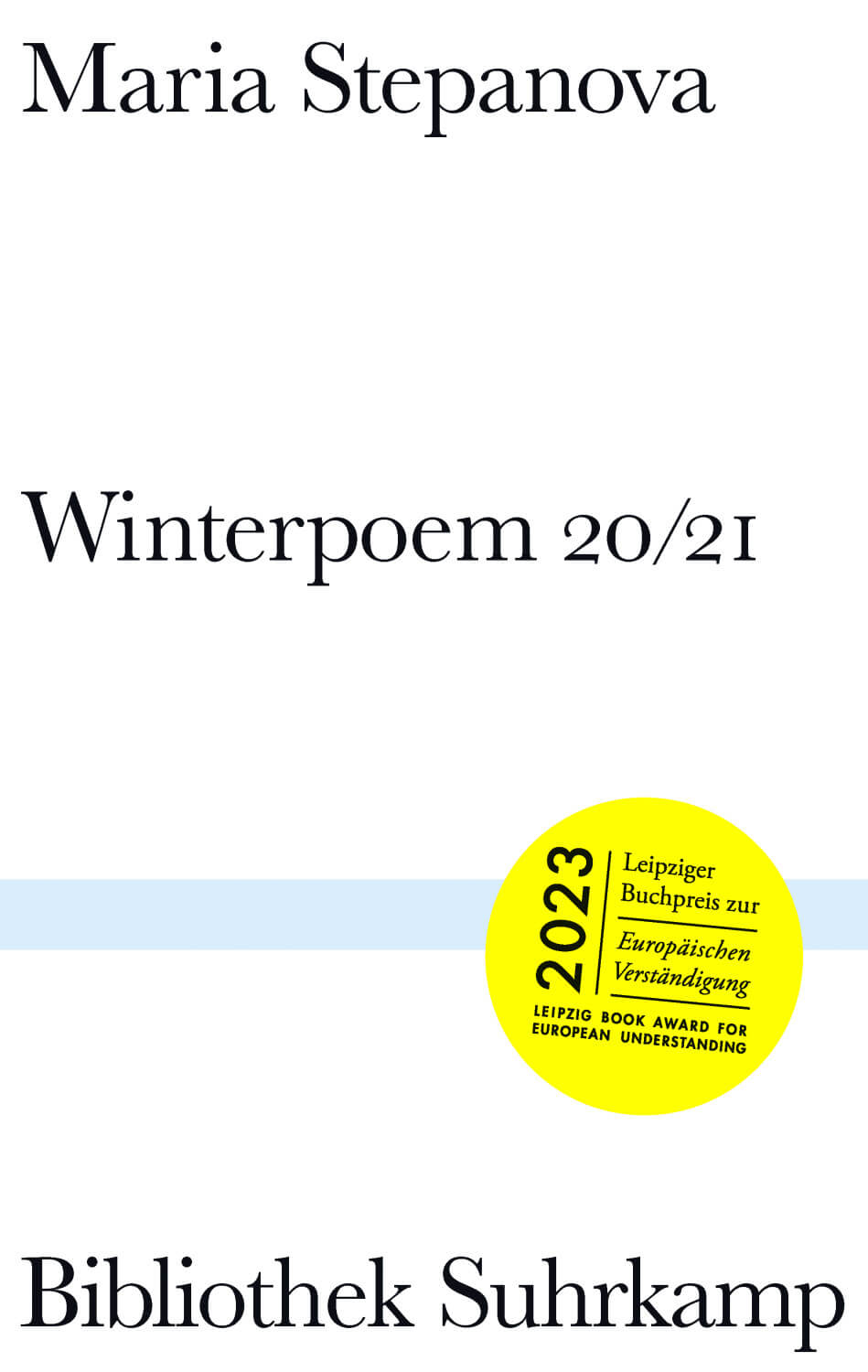 Maria Stepanova: Winterpoem 20/21