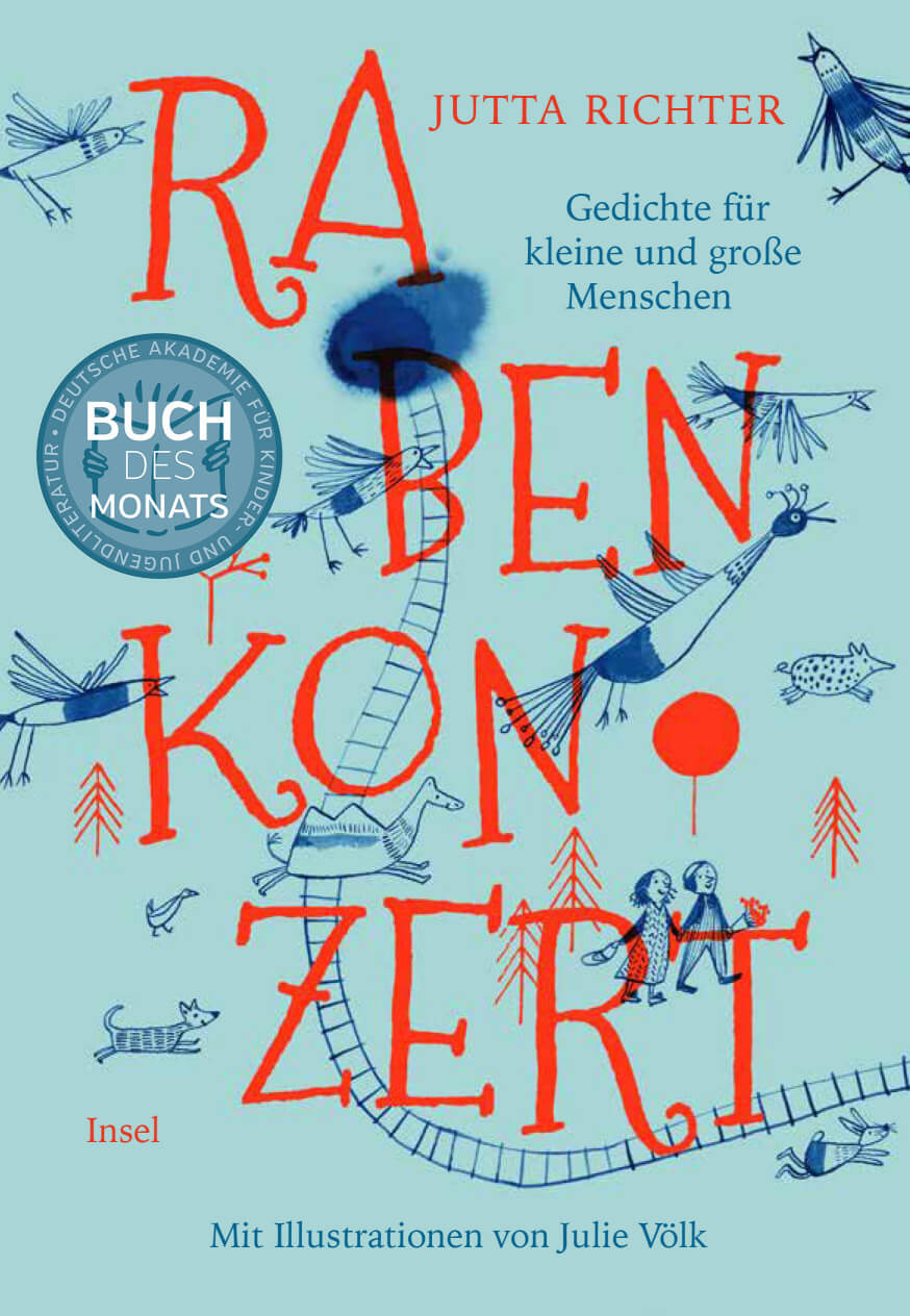 Jutta Richter, Julie Völk (Illus.): Rabenkonzert. Gedichte für kleine und große Menschen