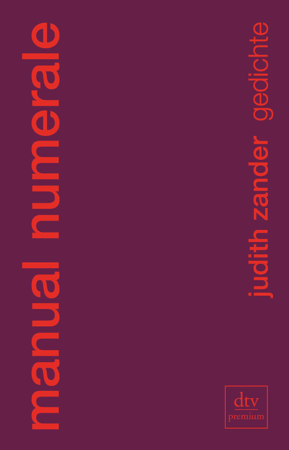 Judith Zander: manual numerale