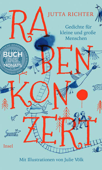 Jutta Richter, Julie Völk (Illus.) - Rabenkonzert. Gedichte für kleine und große Menschen